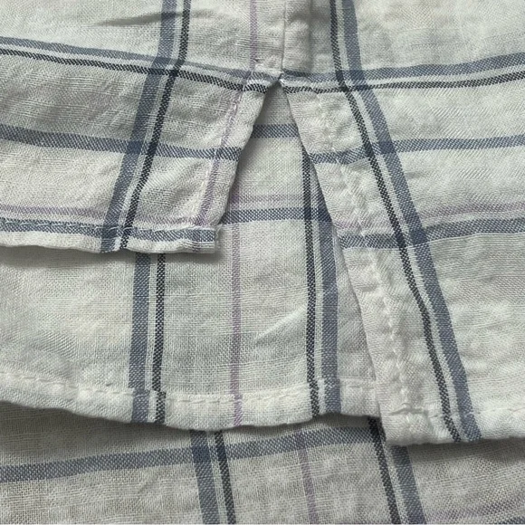 Gloria Vanderbilt Women's V-Neck, Short Sleeve High-Low Hem, Work Blouse Top NWT - Picture 6 of 7